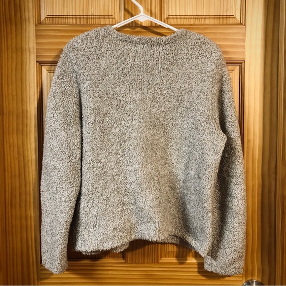 Long Sleeve, Full Zip Beige Sweater from Christopher & Banks, Women’s Size Large - Picture 3 of 6